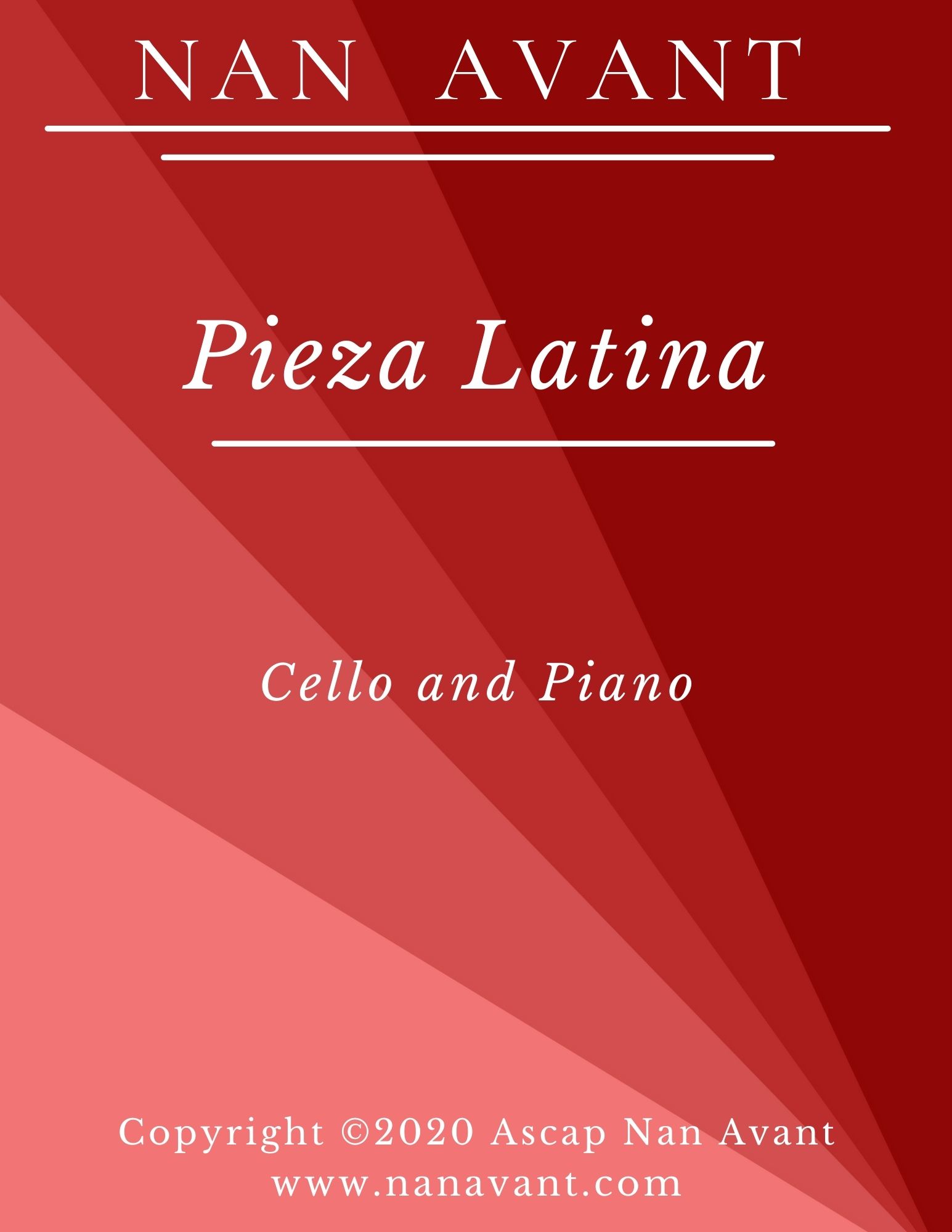 Pieza latina cello and piano cover